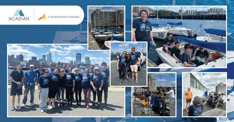 Acadian Volunteers with Courageous Sailing